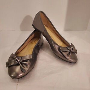 Circus by Sam Edelman Sterling Silver Connie Ballet Flat in Size 6.5 M